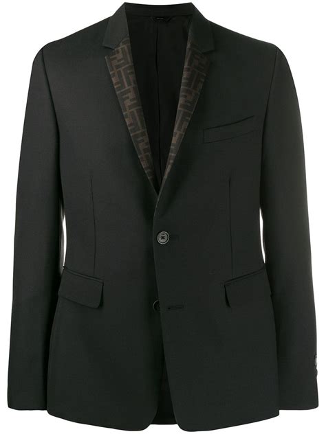 fendi blazers|fendi blazer black fabric.